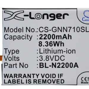 2200 mAh for GIONEE BL-N2200A