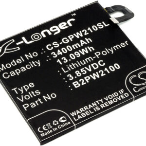 3400 mAh for Google 35H00263-00M,B2PW2100