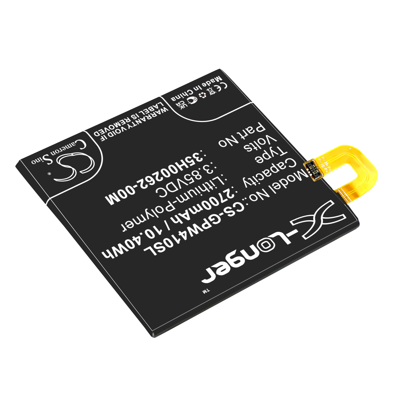 2700 mAh for Google 35H00262-00M