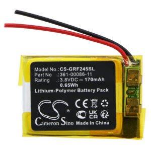 170 mAh for Garmin 361-00086-11