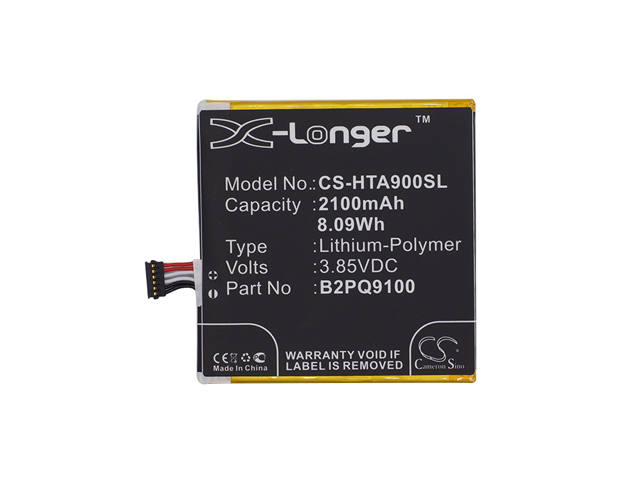 2100 mAh for HTC 35H00252-00M,B2PQ9100