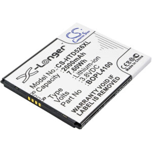 2000 mAh for HTC BOPL4100,BOPM310,HQ60331141000