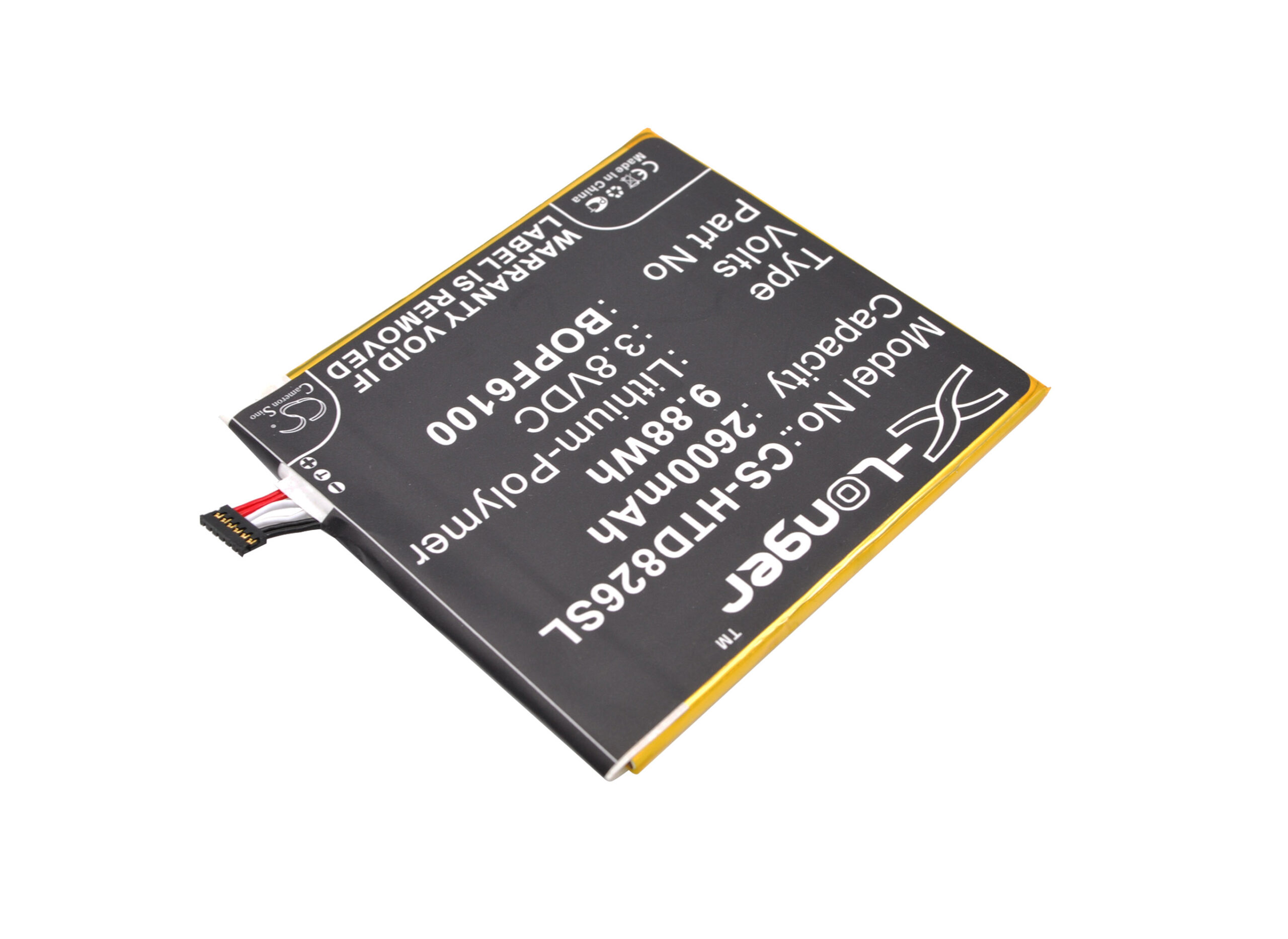 2600 mAh for HTC 35H00232-00M,35H00232-01M,B0PF6100,BOPF6100