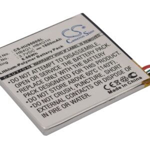 1800 mAh for Huawei HB4Q1,HB4Q1H,HB4Q1HV