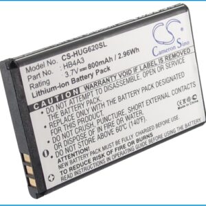 800 mAh for Huawei HB4A3,HB4A3M
