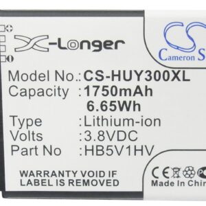 1750 mAh for Huawei HB5V1,HB5V1HV