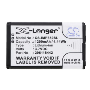 1200 mAh for Ingenico 296118442