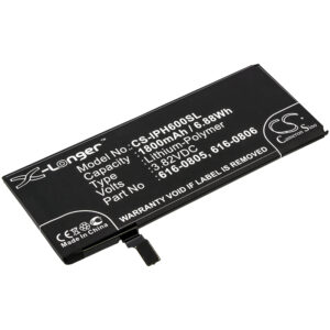 1800 mAh for Apple 616-0804,616-0805,616-0806,616-0809