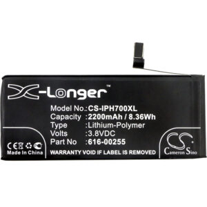 2200 mAh for Apple 616-00255