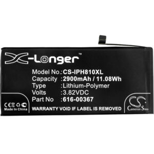 2900 mAh for Apple 616-00367