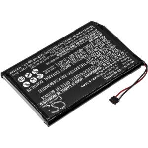 Replacement Battery for Garmin DEZL 760 770 TRUCK GPS 361-00066-00, Li-ion 1500mAh
