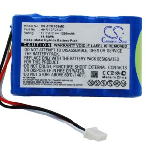 1200 mAh for Kenz Cardico HHR-12F25G1