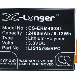 2400 mAh for Sony Ericsson AGPB014-A001,LIS1576ERPC