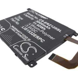 3000 mAh for Sony Ericsson LIS1532ERPC