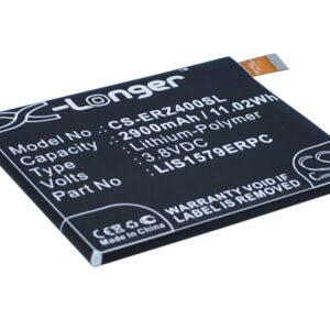 2900 mAh for Sony Ericsson AGPB015-A001,LIS1579ERPC
