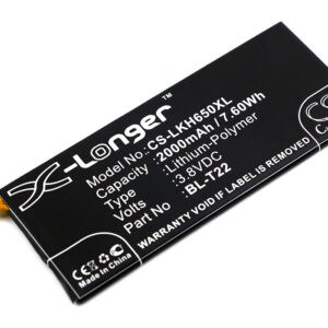 2000 mAh for LG BL-T22,EAC63158201