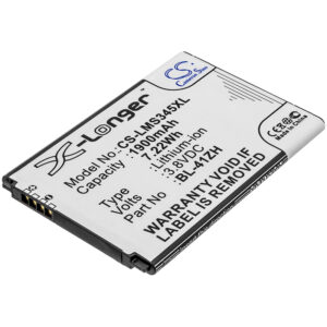 1900 mAh for LG BL-41ZH,BL-41ZHB,EAC62378407,EAC62778201