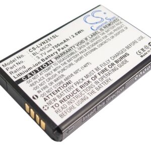 700 mAh for LG BL-46CN,EAC61638202