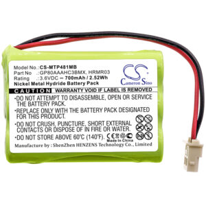 700 mAh for Fisher-Price J2457,J2458,M6163,TEL10160