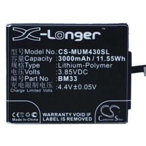 3000 mAh for Xiaomi BM33