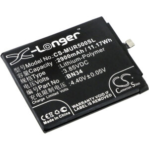 2900 mAh for Redmi BN34
