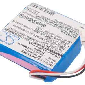 2600mAh Replacement Battery for Nihon Kohden Edan SE-1, SE-3, SE-1200, SE-300, HYTB-102