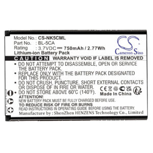 750 mAh for Anycool Enjoy W02