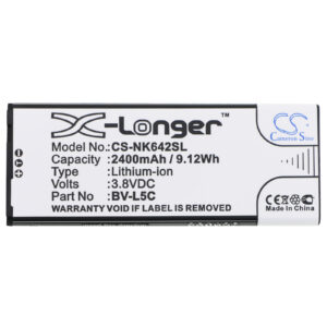 2400 mAh for Microsoft BV-L5C