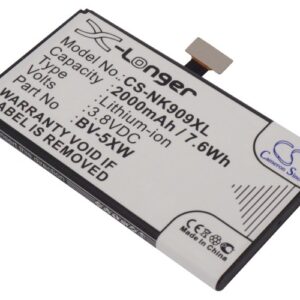 2000 mAh for Microsoft BV-5XW