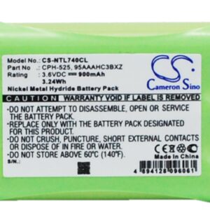 900 mAh for Nortel 95AAAHC3BX,95AAAHC3BXZ,CPH-525,NT8B45AH,NT8B45AN