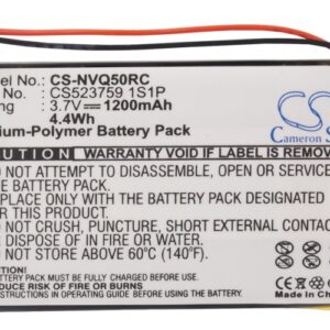 1200 mAh for Nevo CS503759 1S1P