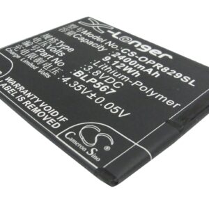 2400 mAh for Oppo BLP567