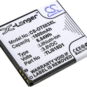 1800 mAh for Alcatel TLi018D1,TLi018D2