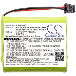 700 mAh for AT&T 24032X,401,4126,A36,BT24