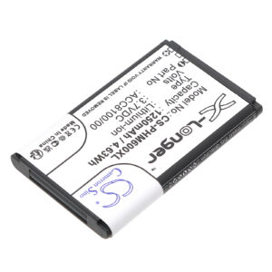1250 mAh for Philips 8403 810 00011,ACC8100,ACC8100/00