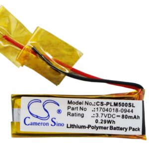 80 mAh for Plantronics 1704018-0944,71468-01