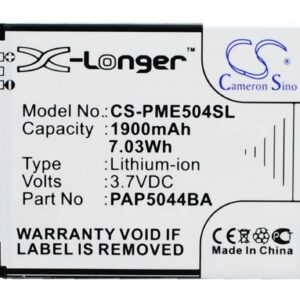 1900 mAh for Prestigio PAP5044BA,PAP5044 DUO