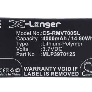 4000 mAh for Verizon MLP3970125
