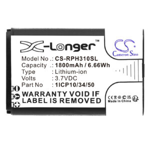 1800 mAh for Rotronic 1ICP10/34/50
