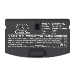 60 mAh for Sennheiser BA150,BA151,BA152,WEST-BA151