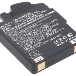 270mAh Replacement Battery for Sennheiser 450, Travel 550, Travel MM400, MM400-X, MM450, MM450X, MM500X, MM550, MM550X, BA370