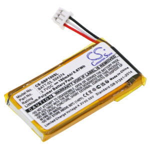 180mAh Replacement Battery for Sennheiser DW Pro 1, DW Pro 2, DW Pro 30, MB Pro 1, MB Pro 2, SD Office, DW Office, BATT-03