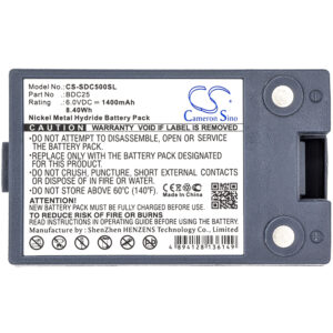 1400 mAh for Sokkia BDC25A,BDC25B,BDC25M