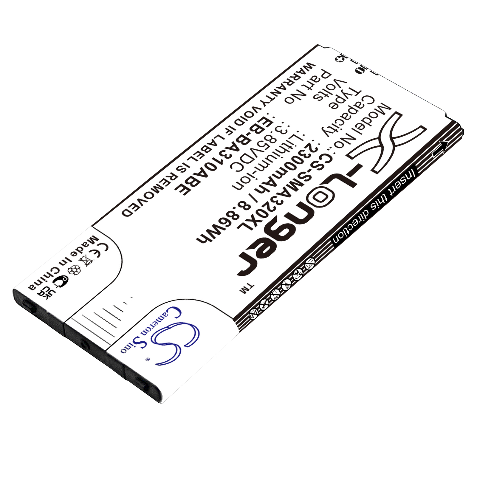 2300 mAh for Samsung EB-BA310ABE,GH43-04562A