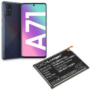 4100 mAh for Samsung EB-BA715ABY,GH82-22153A