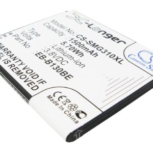 1500 mAh for Samsung EB-B130BE,EB-BG313BBE,GH43-04256A