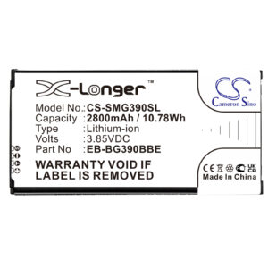 2800 mAh for Samsung EB-BG390BBE,EB-BG390BBEGWW