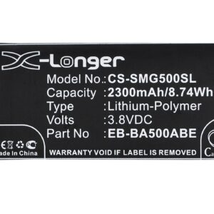 2300 mAh for Samsung EB-BA500ABE,GH43-04337A