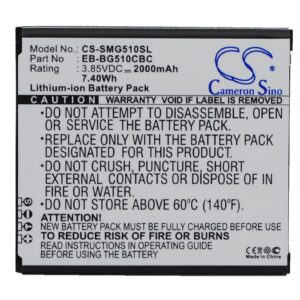 2000 mAh for Samsung EB-BG510CBC