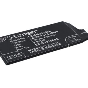 2600 mAh for Samsung EB-BG925ABA,EB-BG925ABE,GH43-04420A,GH43-04420B